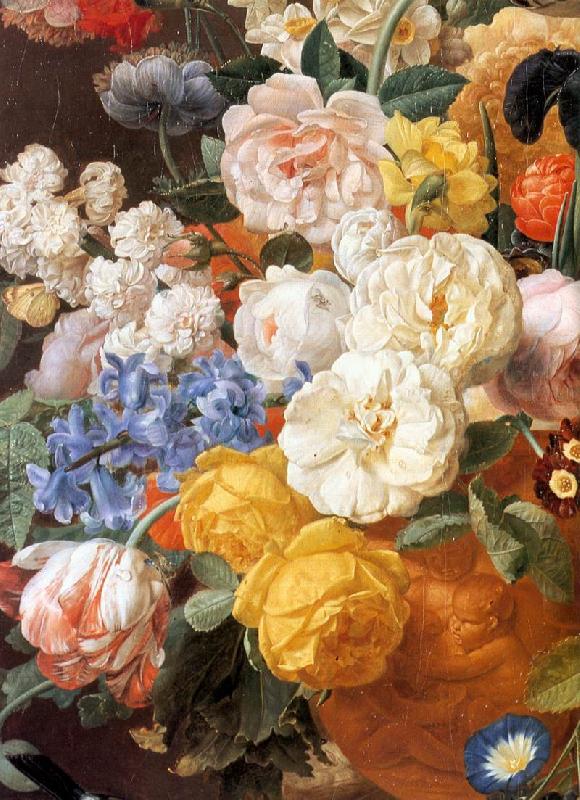 ELIAERTS, Jan Frans Bouquet of Flowers in a Sculpted Vase (detail) f France oil painting art